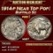 1914-p Buffalo Nickel Near Top Pop! 5c ms67 SEGS
