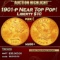 1901-p Gold Liberty Eagle Near Top Pop! $10 ms66+ SEGS