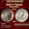 1921-p Peace Dollar Toned $1 ms66+ SEGS