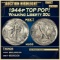 1944-p Walking Liberty Half Dollar TOP POP! 50c ms68 SEGS