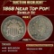 1868 Proof Shield Nickel Near Top Pop! 5c pr67+ SEGS