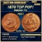 1870 Indian Cent TOP POP! 1c ms66+ rd SEGS