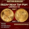 1923-p Lincoln Cent Near Top Pop! 1c ms67+ rd SEGS