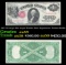 1917 $1 Large Size Legal Tender Note Grades au53 Signatures Teehee/Burke