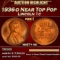 1936-d Lincoln Cent Near Top Pop 1c ms67+ rd SEGS