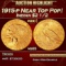 1915-p Gold Indian Quarter Eagle Near Top Pop! $2 1/2 ms65 SEGS
