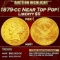 1879-cc Gold Liberty Half Eagle Near Top Pop! $5 ms61 USCG