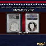 NGC NGC 2016 Star Wars Classic Darth Vader 1oz Silver $2 Australlian Tuvalu Proof pr70 dcam NGC