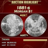 1881-s Morgan Dollar $1 ms67+ SEGS