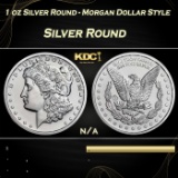1 oz Silver Round - Morgan Dollar Style