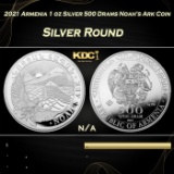 2021 Armenia 1 oz Silver 500 Drams Noah's Ark Coin