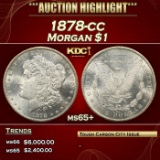 1878-cc Morgan Dollar $1 ms65+ SEGS