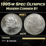 1995-w Spec Olympics Modern Commem Dollar $1 ms70 SEGS