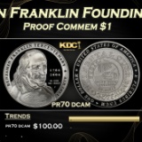 2006-P Ben Franklin Founding Father Proof Modern Commem Dollar $1 pr70 dcam SEGS