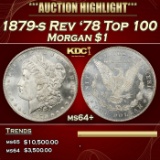 1879-s Rev '78 Top 100 Morgan Dollar $1 ms64+ SEGS