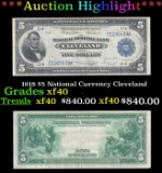 1918 $5 National Currency Grades xf Cleveland