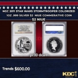 NGC NGC 2011 Star Wars Stormtrooper Colorized 1oz .999 Silver $2  Niue Commerative Coin Proof pr70 d