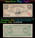 1886 $10 Red Seal Silver Certificate 