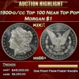 1900-o/cc Top 100 Morgan Dollar Near Top Pop $1 ms66+ SEGS