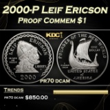 2000-P Leif Ericson Proof Modern Commem Dollar $1 pr70 dcam SEGS