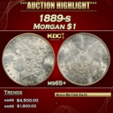 1889-s Morgan Dollar $1 ms65+ SEGS