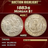 1883-s Morgan Dollar $1 ms62 USCG