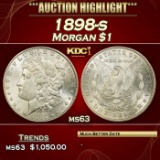 1898-s Morgan Dollar $1 ms63 USCG
