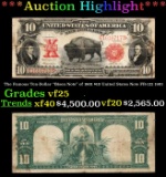 The $10 United States Note Famous Ten-Dollar 