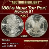 1881-s Morgan Dollar Near Top Pop! $1 ms68+ SEGS