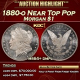 1880-o Morgan Dollar Near Top Pop $1 ms64+ dmpl SEGS