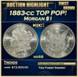 1883-cc Morgan Dollar TOP POP! $1 ms68 SEGS