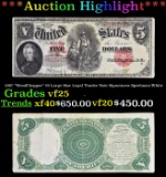 1907 $5 Large Size Legal Tender Note 