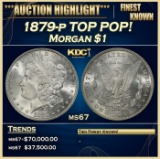 1879-p Morgan Dollar TOP POP! $1 ms67 SEGS