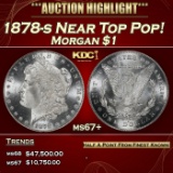 1878-s Morgan Dollar Near Top Pop! $1 ms67+ SEGS
