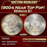 1900-s Morgan Dollar Near Top Pop! $1 Grades ms66+