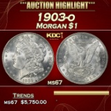 1903-o Morgan Dollar $1 ms67 SEGS