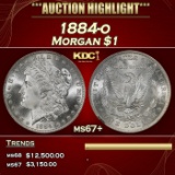 1884-o Morgan Dollar $1 ms67+ SEGS