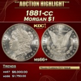 1881-cc Morgan Dollar $1 ms66+ SEGS
