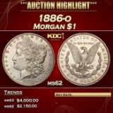 1886-o Morgan Dollar $1 ms62 USCG