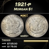 1921-p Morgan Dollar $1 Grades ms65+