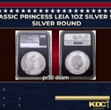 NGC NGC 2016 Star Wars Classic Princess Leia 1oz Silver $2 Australlian Tuvalu Proof pr70 dcam NGC