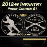 2012-w Infantry Proof Modern Commem Dollar $1 pr70 dcam SEGS