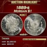 1889-s Morgan Dollar $1 ms64+ SEGS