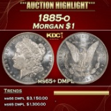 1885-o Morgan Dollar $1 ms65+ DMPL SEGS
