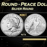 1 oz Silver Round - Peace Dollar Style
