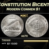 1987-p Constitution Bicentennial Modern Commem Dollar $1 ms70 SEGS