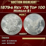 1879-s Rev '78 Top 100 Morgan Dollar $1 ms64+ SEGS