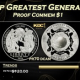 2024-p Greatest Generation Proof Modern Commem Dollar $1 pr70 dcam SEGS