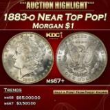 1883-o Morgan Dollar Near Top Pop! $1 ms67+ SEGS