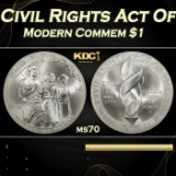 2014-P Civil Rights Act Of 1964 Modern Commem Dollar $1 ms70 SEGS